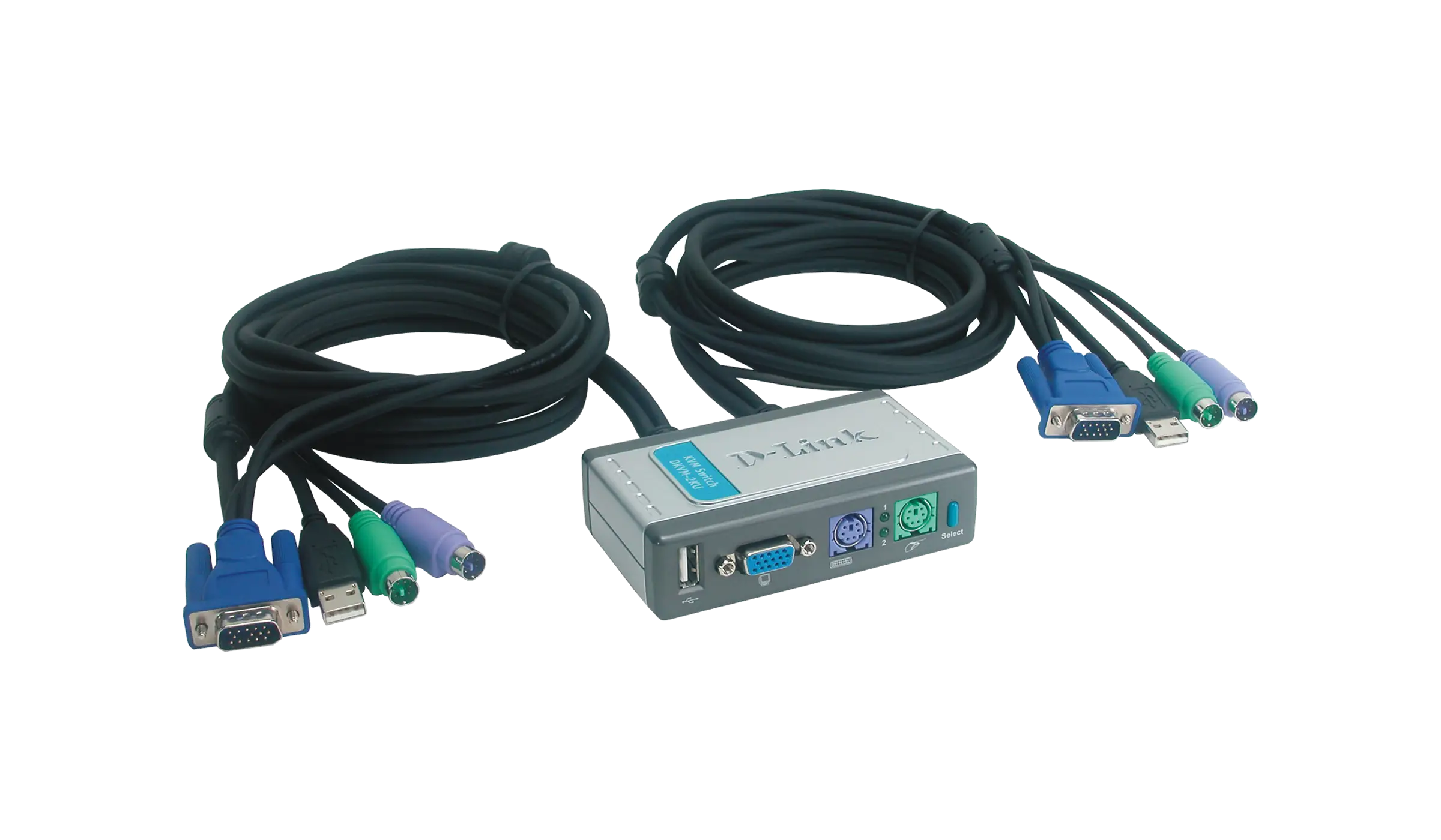 KVM Switch Device with Cables