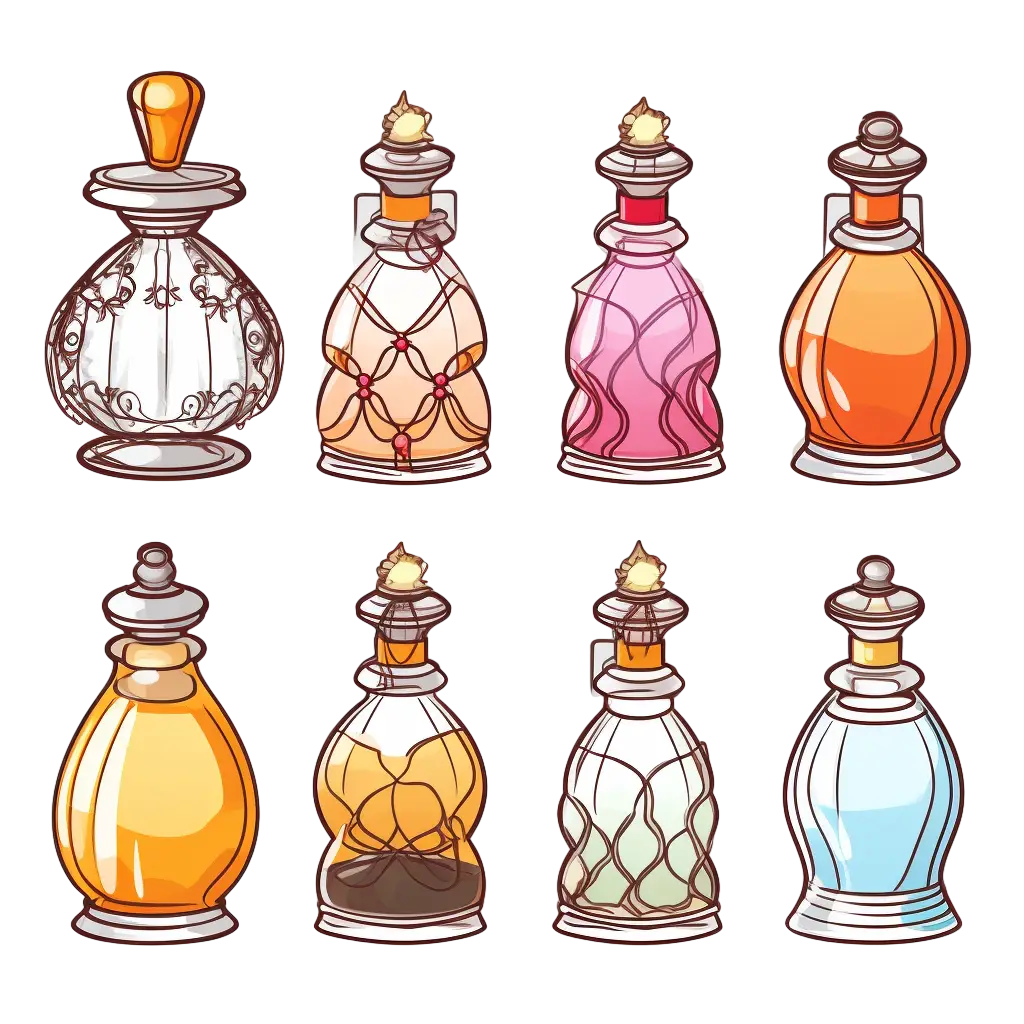 Collection of Perfume Bottles