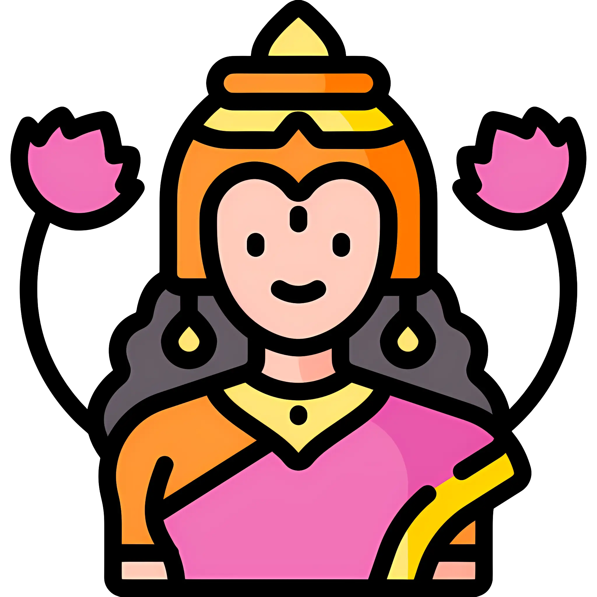 Hindu Goddess Illustration