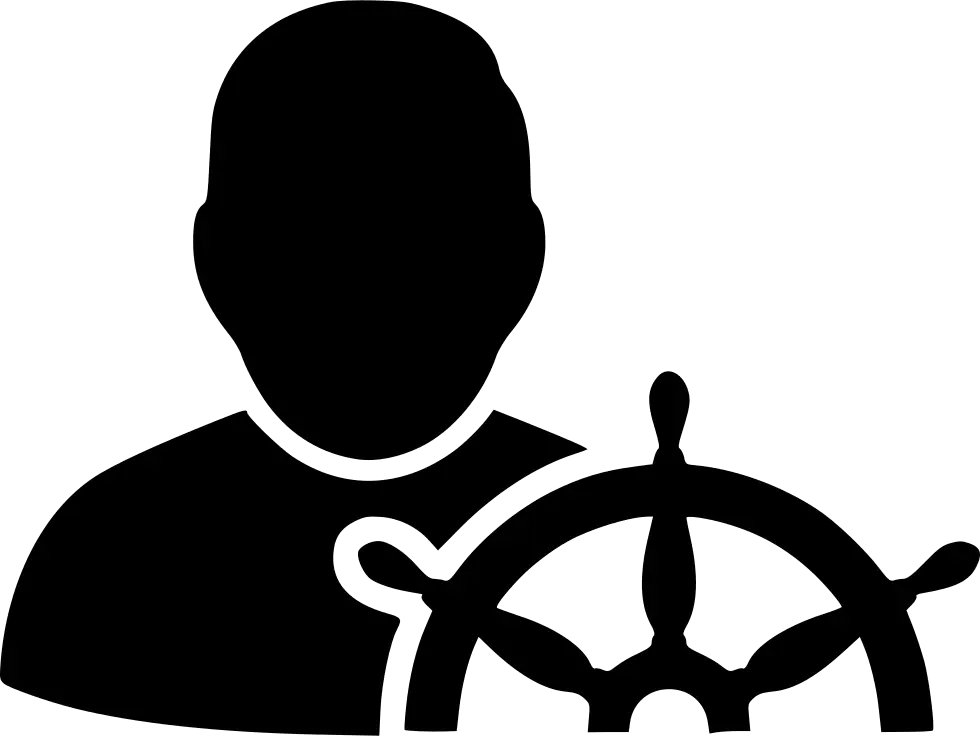 Captain Steering Wheel Icon