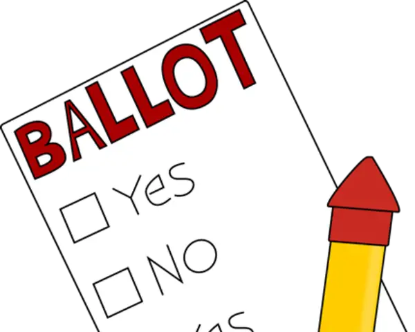 Ballot Paper for Voting