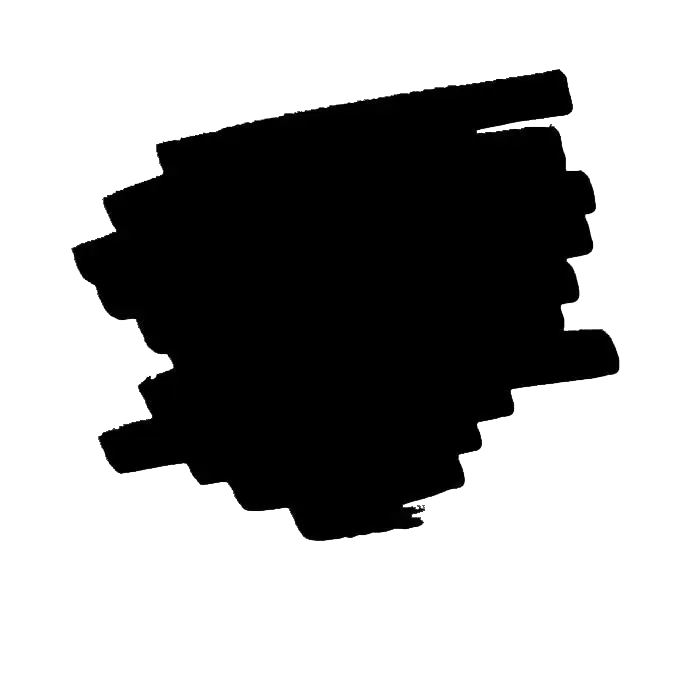 Abstract Black Scribble Illustration