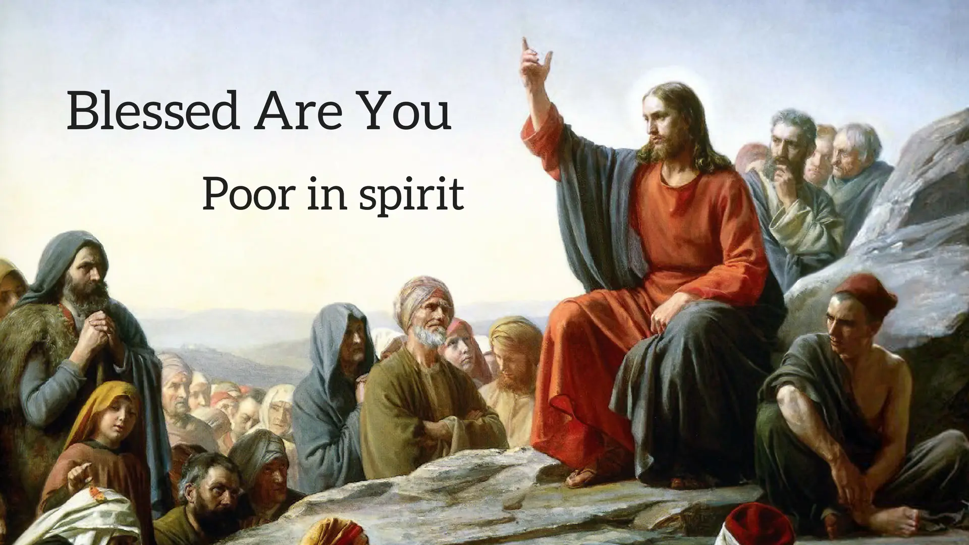 Jesus Teaching the Crowd