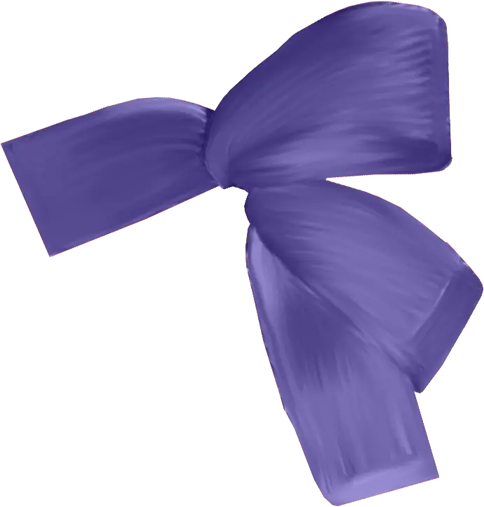 Elegant Dark Purple Ribbon Bow