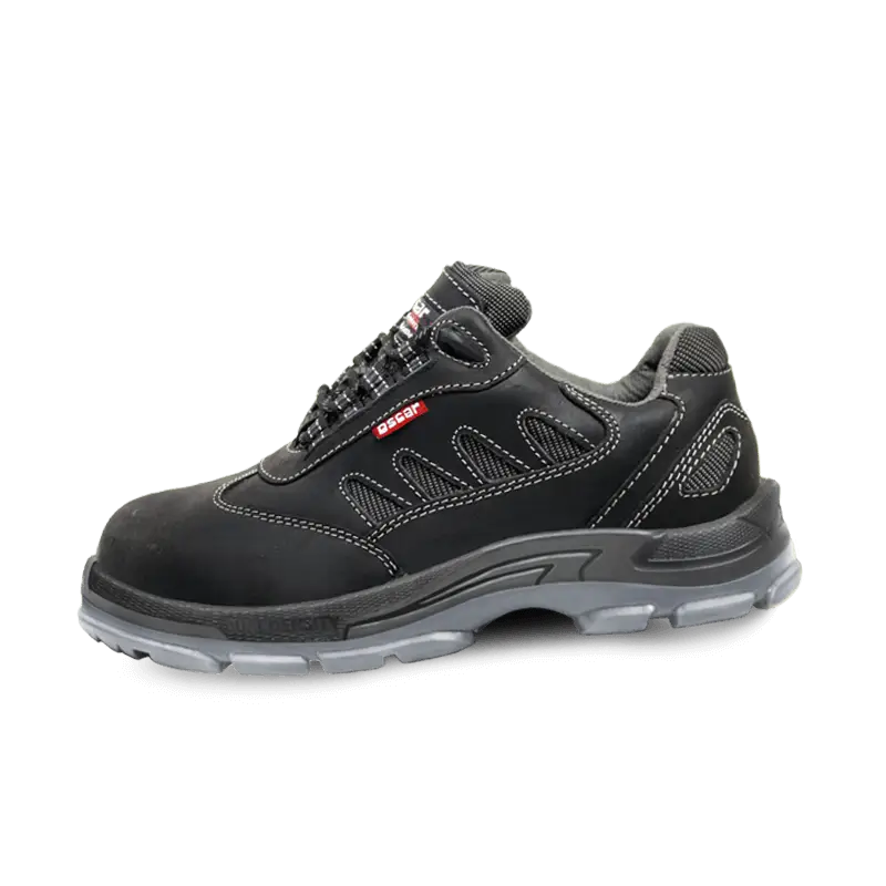 Black Safety Shoe for Work Environment