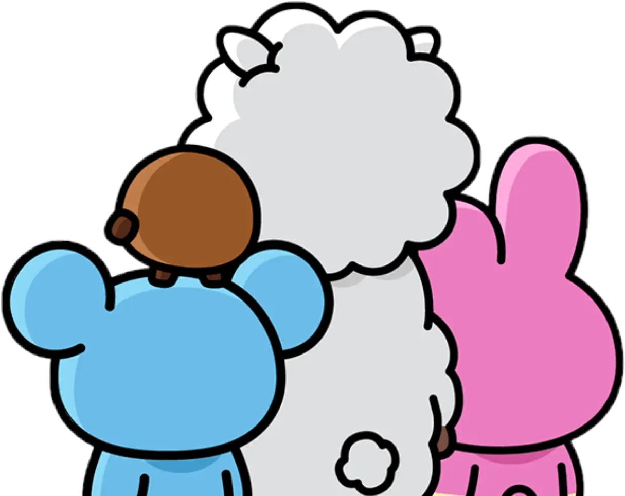 Cartoon Animals from Back View