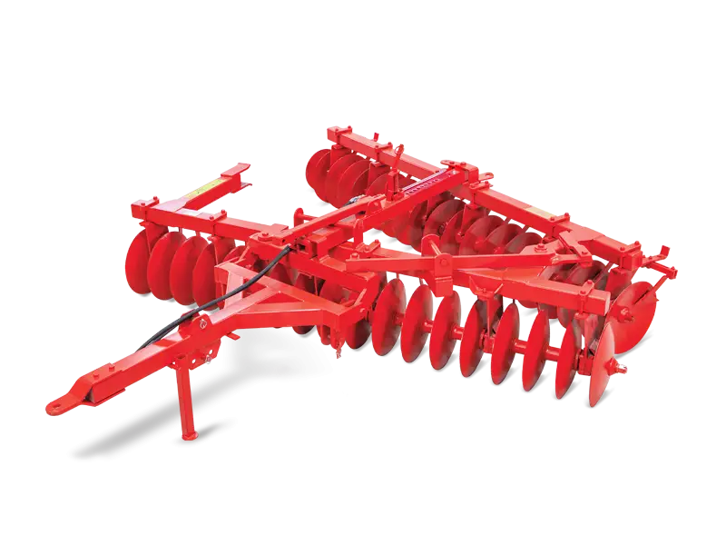 Red Disc Harrow for Efficient Soil Preparation