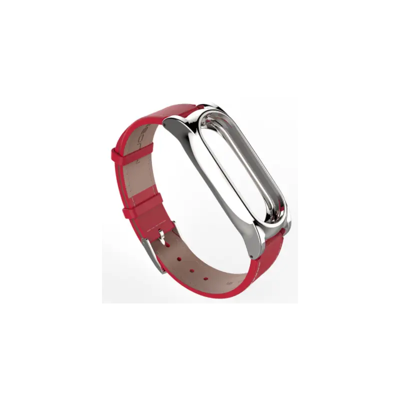 Red Wristband Accessory for Fitness Tracker