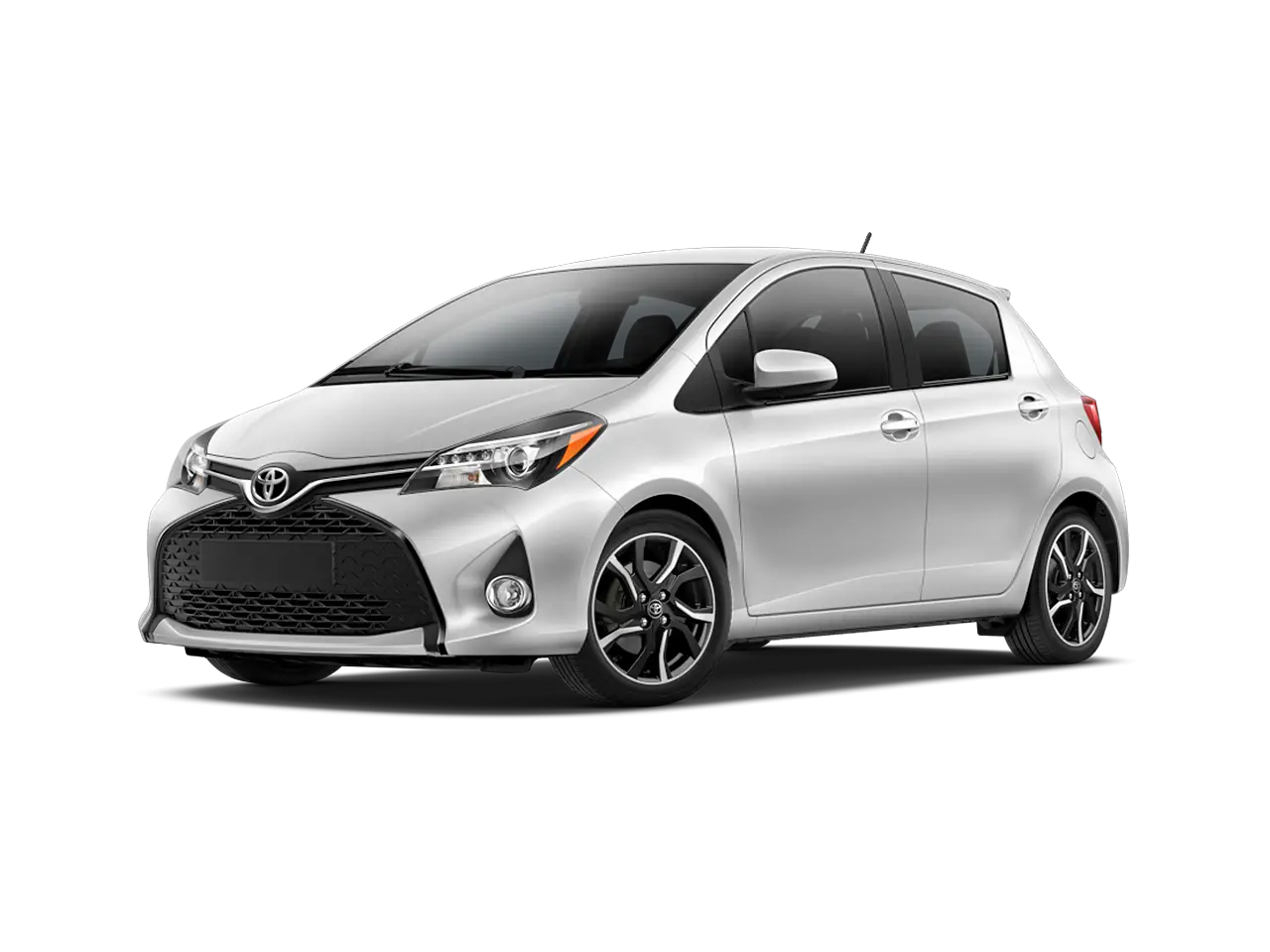 Modern White Compact Car