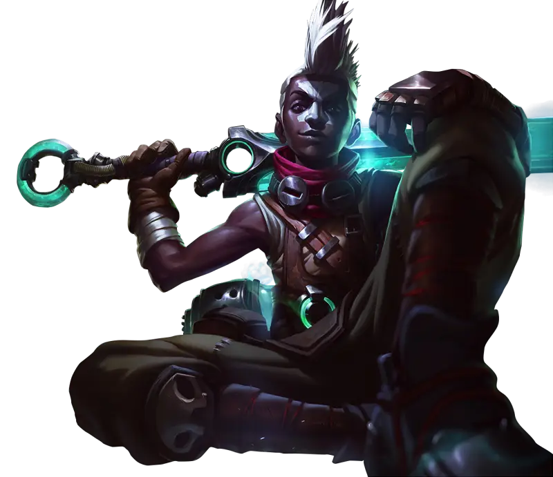 Futuristic Fighter with Unique Weapon