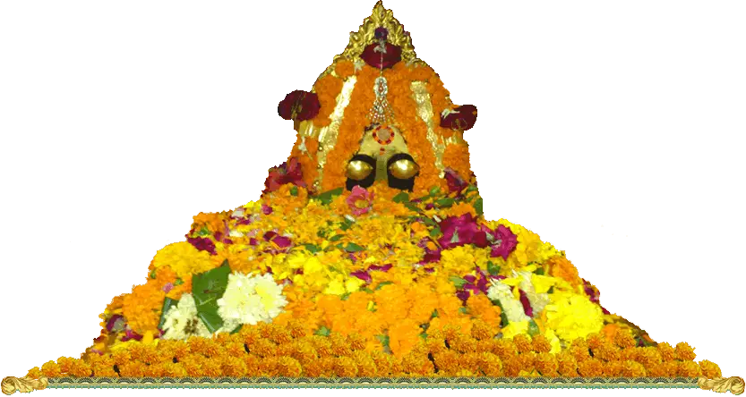 Decorated Idol with Flowers