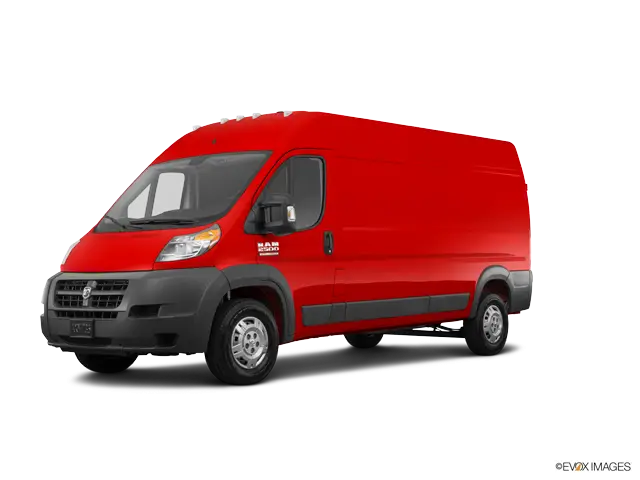 Red Delivery Van for Urban Transport