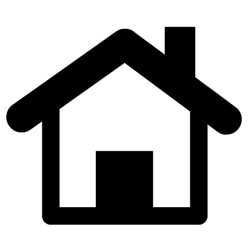 Basic Black House Icon Representation