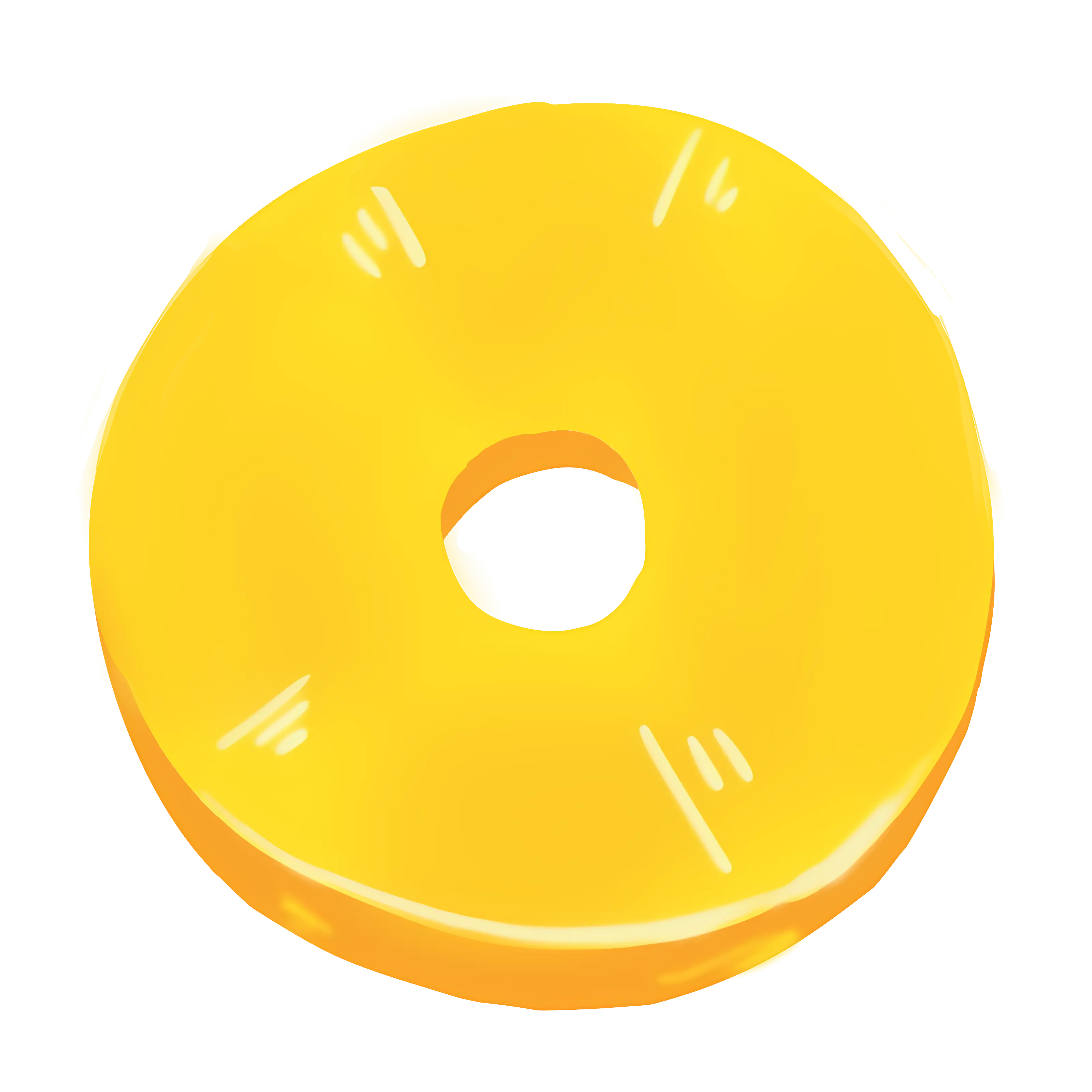 Yellow donut