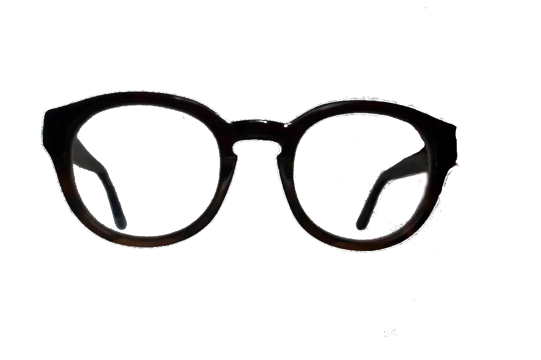 Black Glasses with Round Frame for Clear Vision