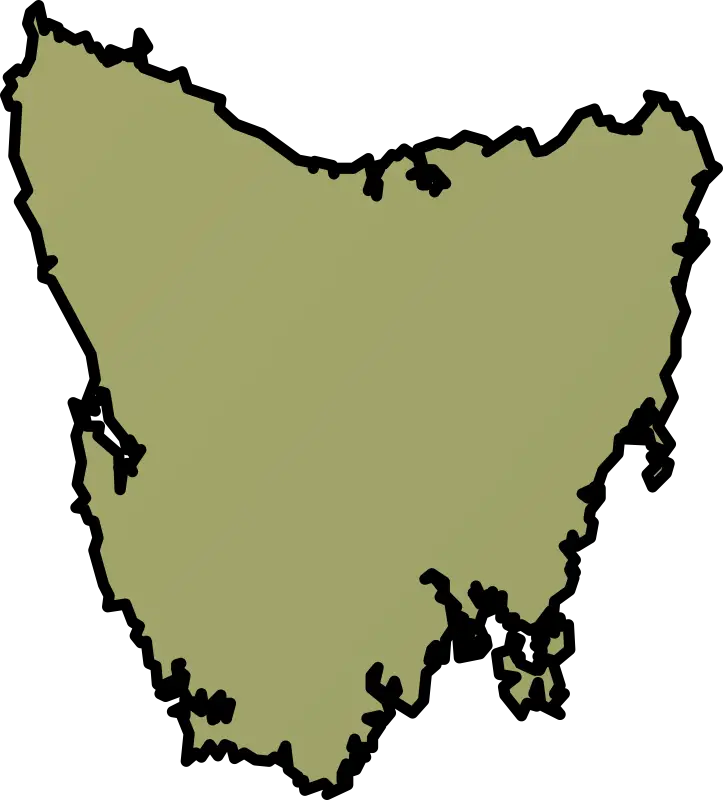 Map of Tasmania