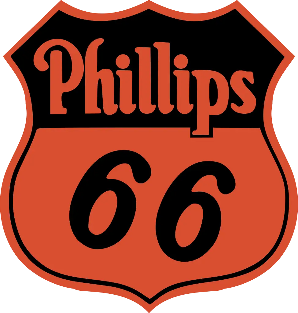 Phillips 66 Logo in Black and Orange