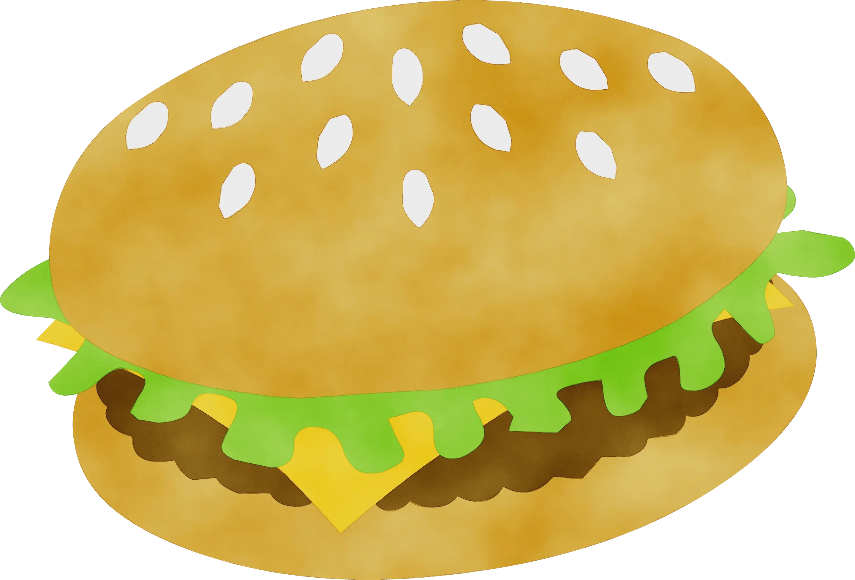 Tasty Cheeseburger Illustration