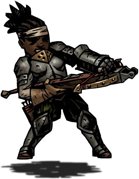 Armored Crossbowman Ready for Battle