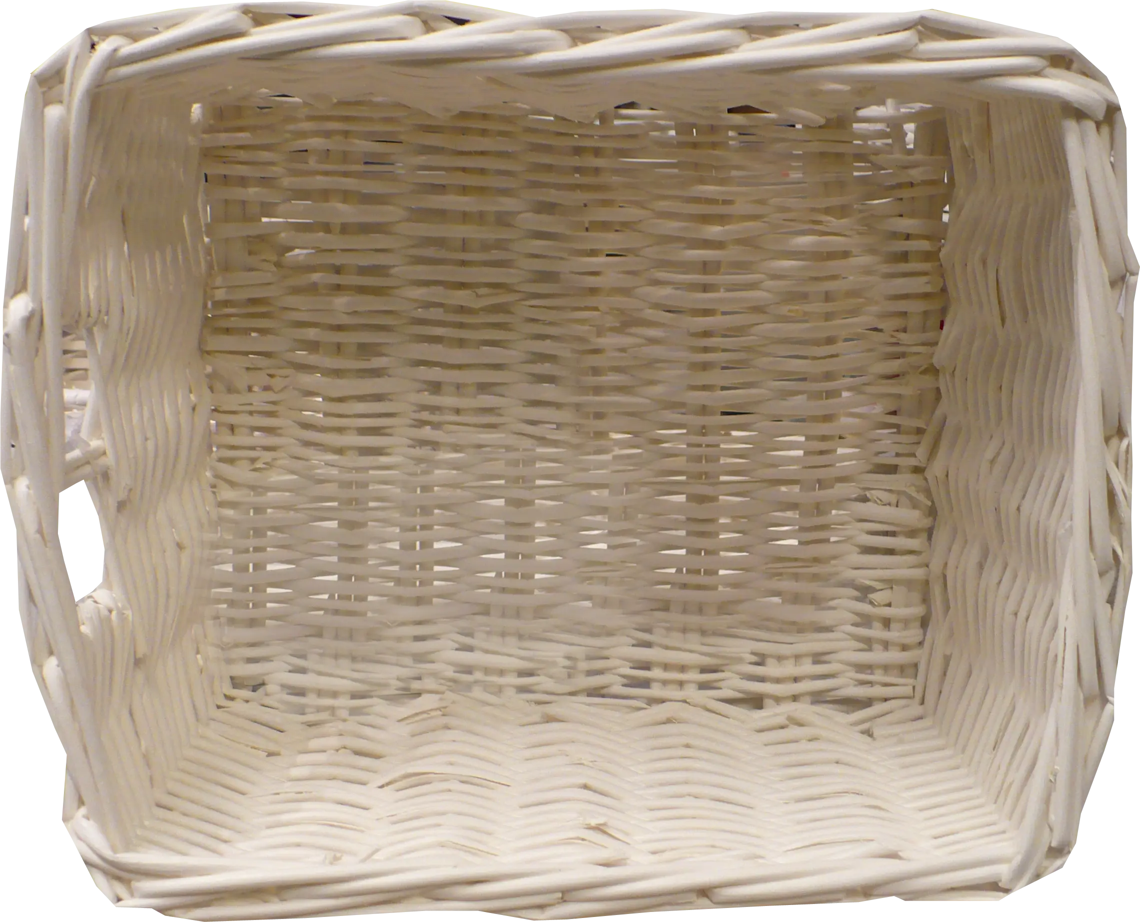 White Wicker Basket for Home Organization