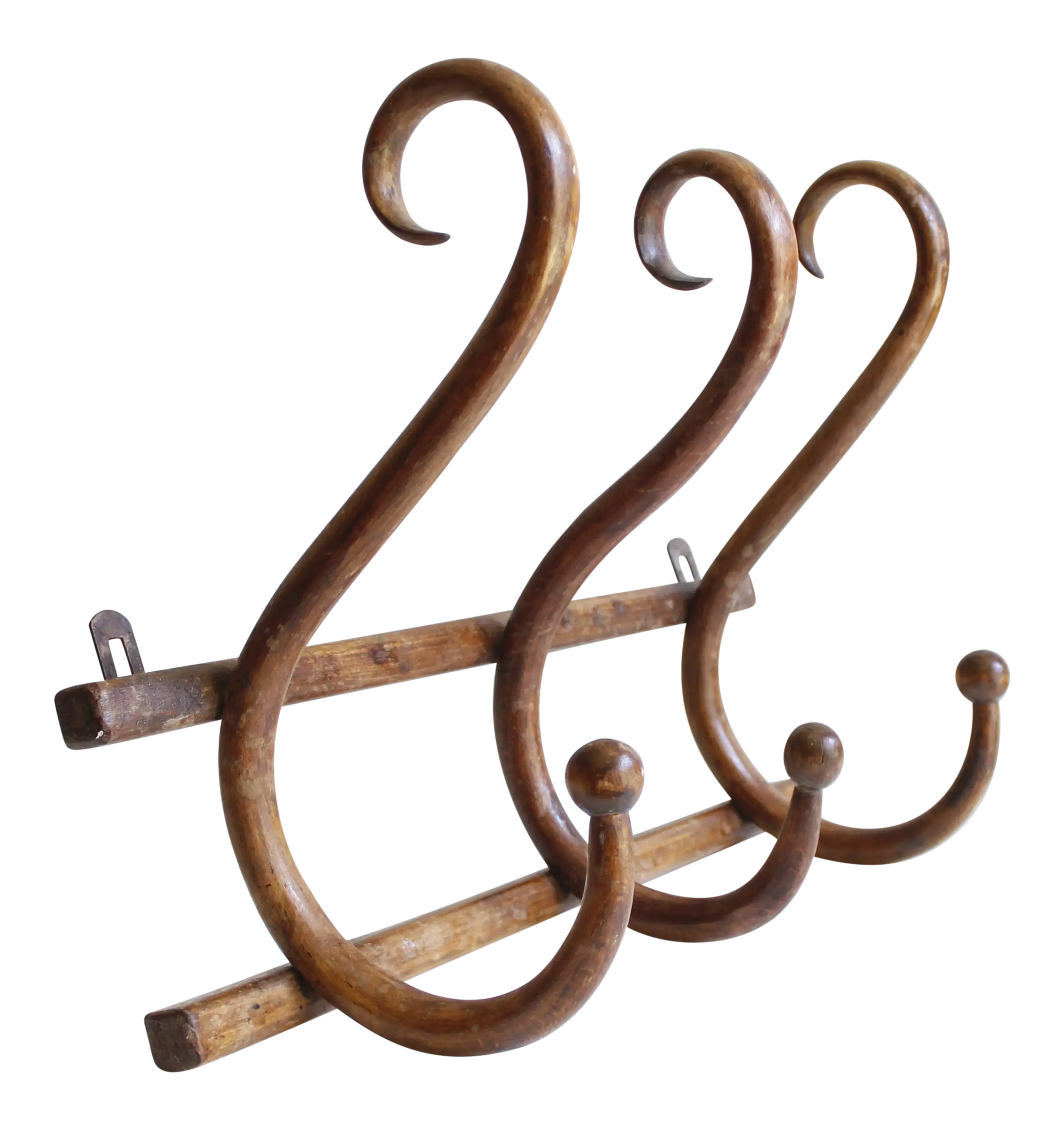 Vintage Wooden Wall Hooks