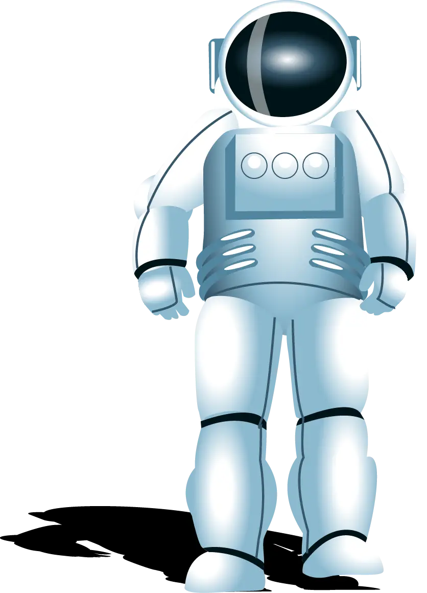 Cartoon Astronaut Illustration