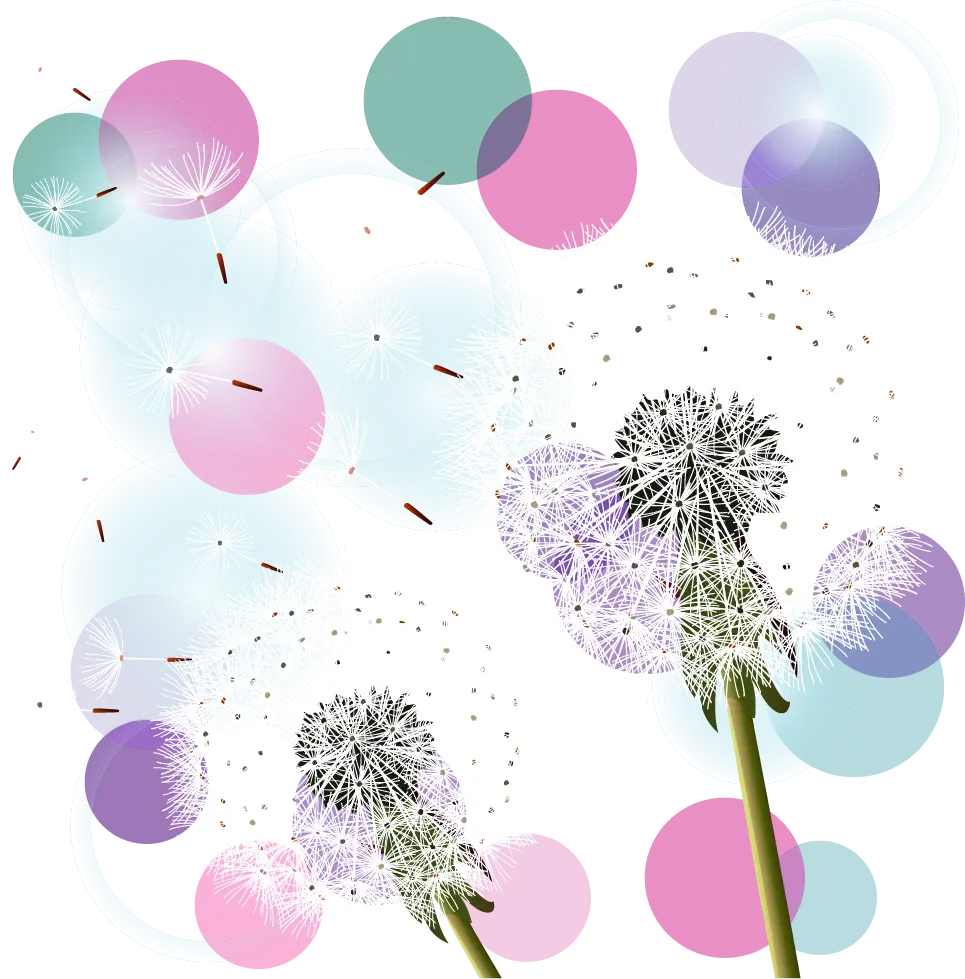 Blowing Dandelion Seeds