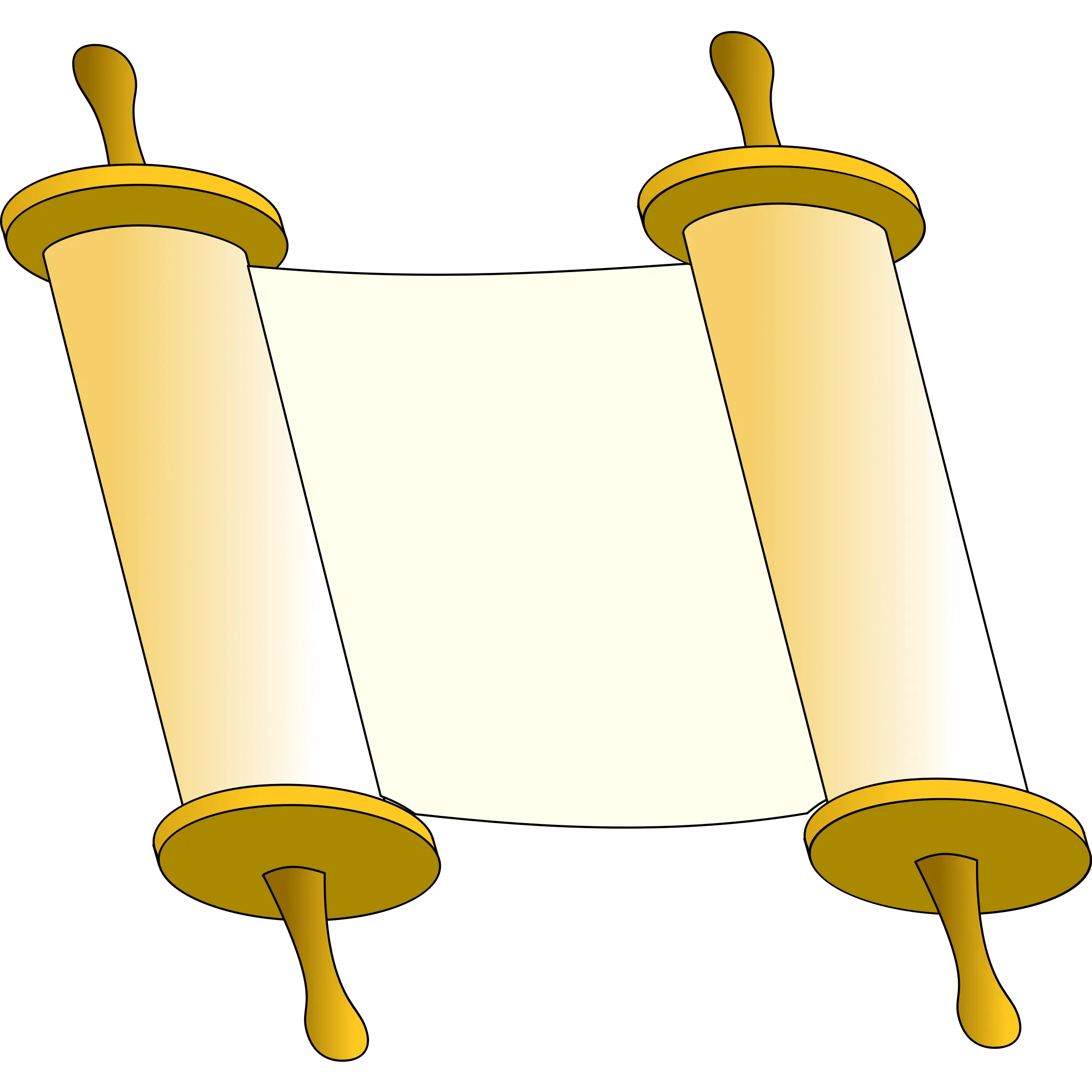 Ancient Scroll Illustration