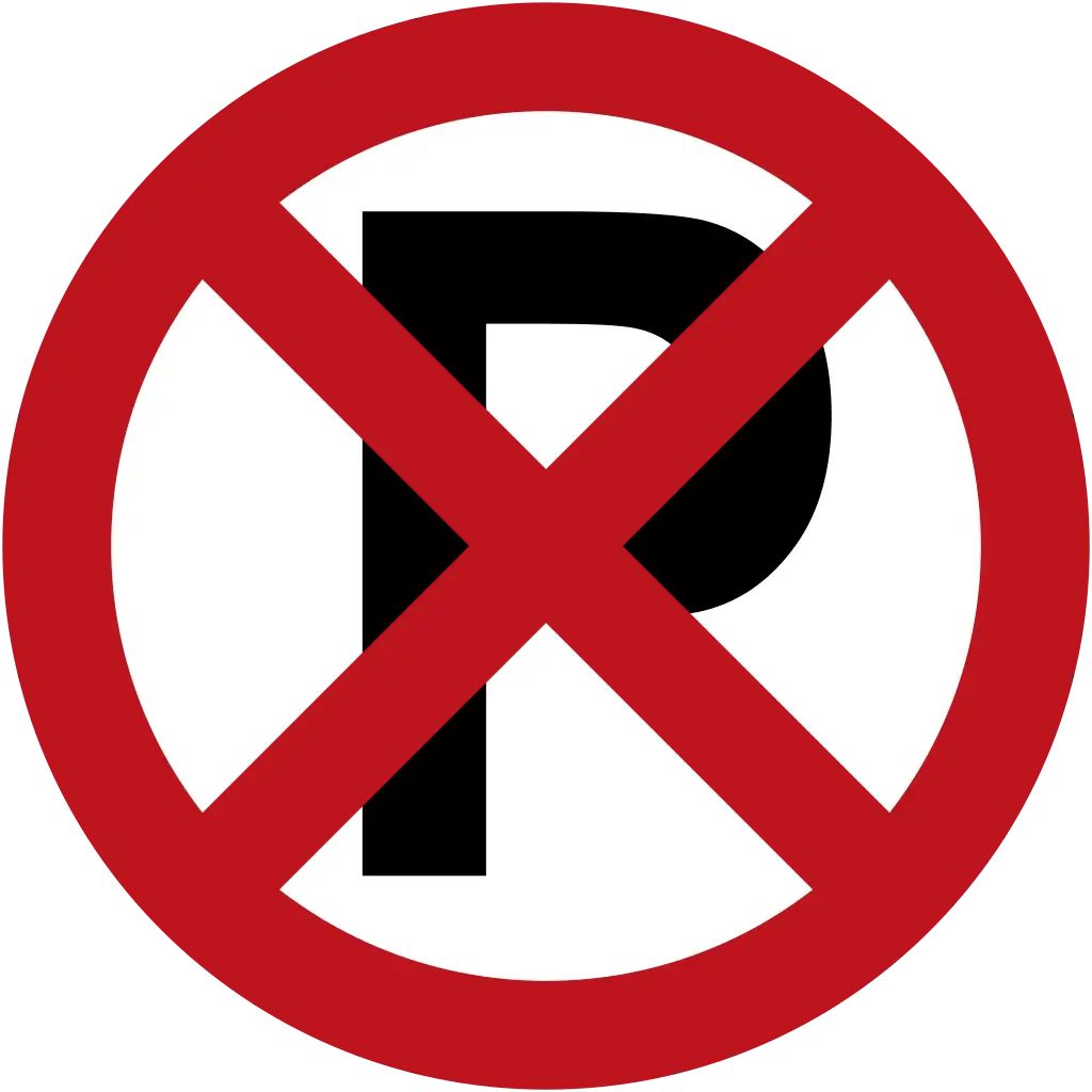 No Parking Traffic Sign