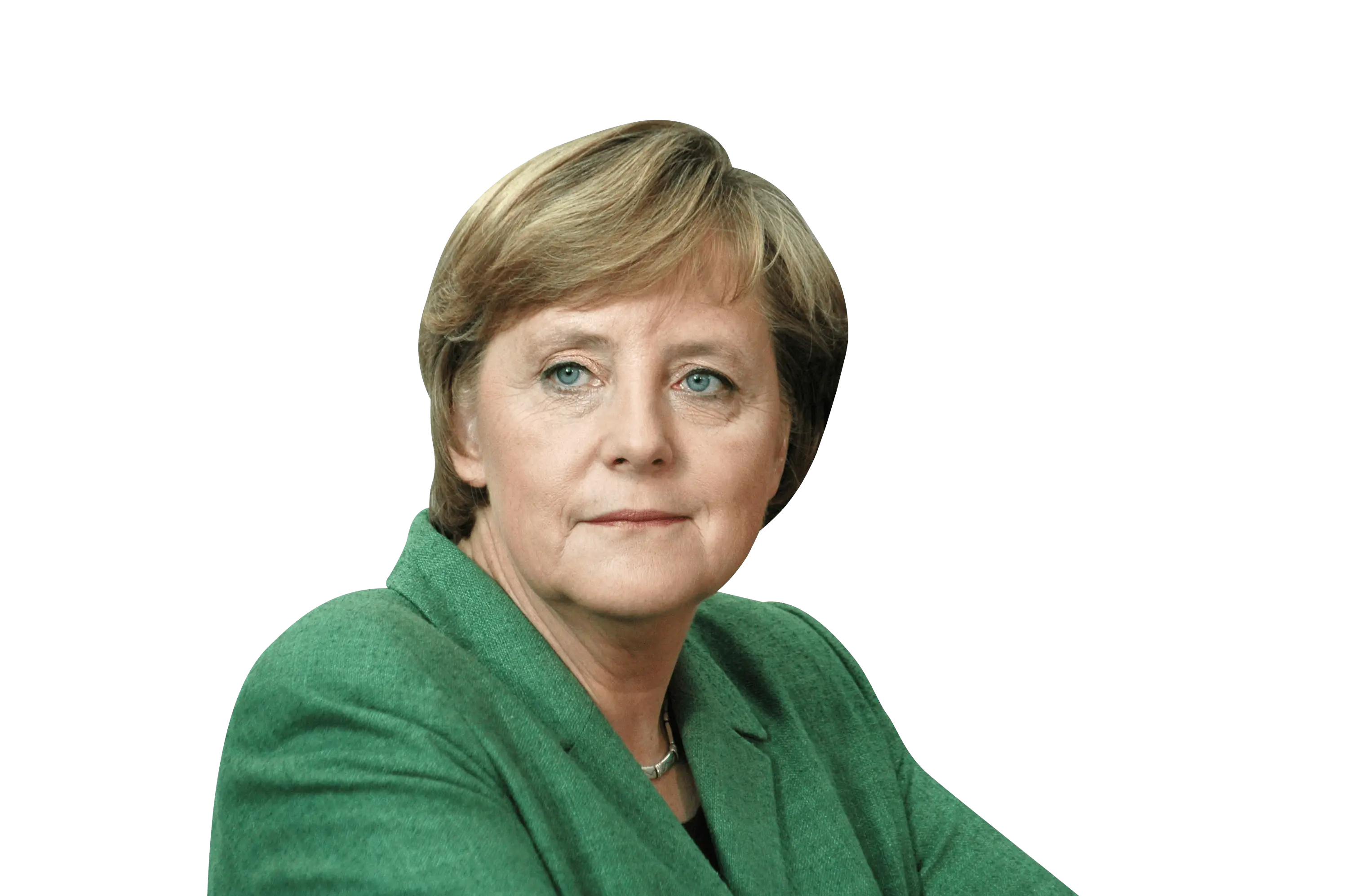 Portrait of a Woman in Green Jacket