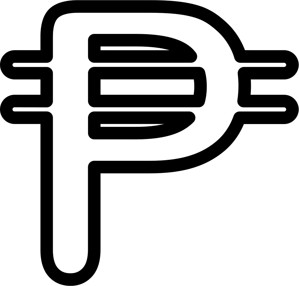 Black Cryptocurrency Symbol