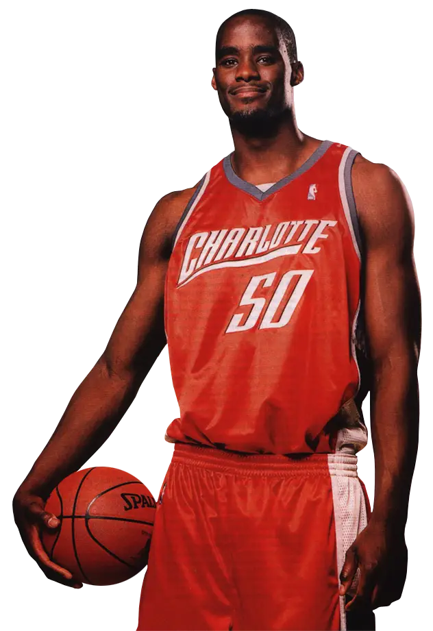 Basketball Player in Red Jersey