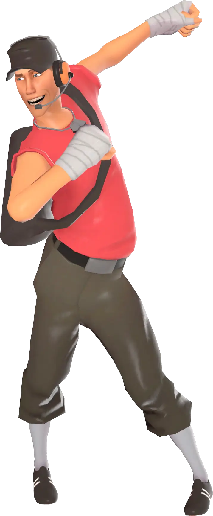 Cartoon Animated Character in Action Pose
