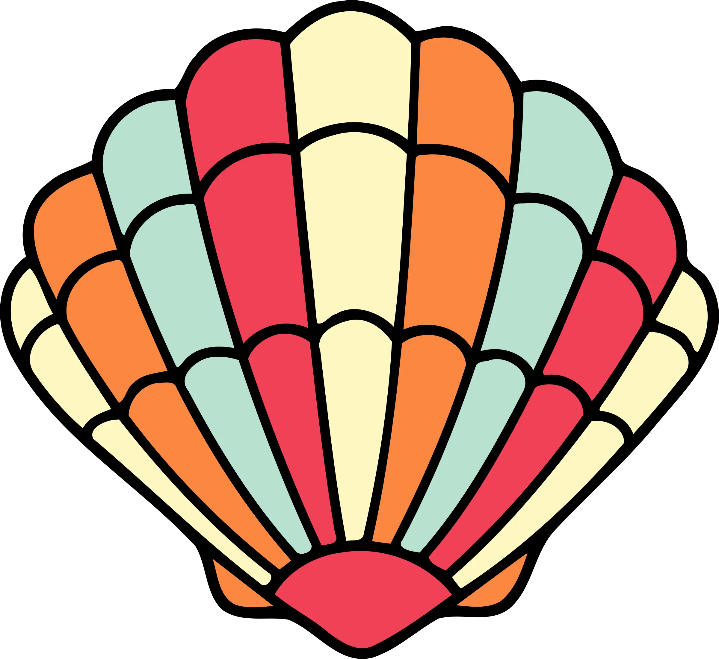 Colorful Sea Shell