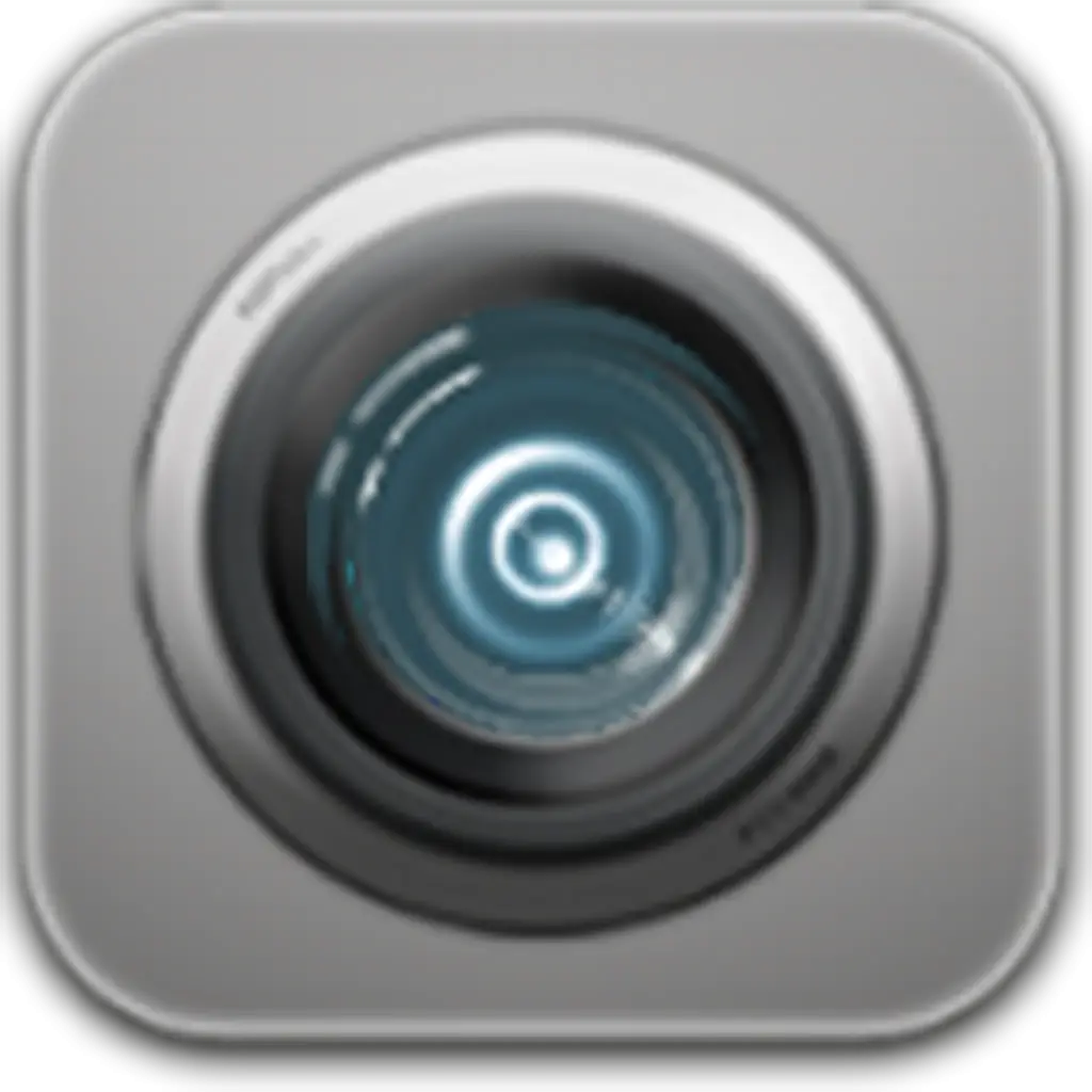 Digital Camera Lens Icon Design