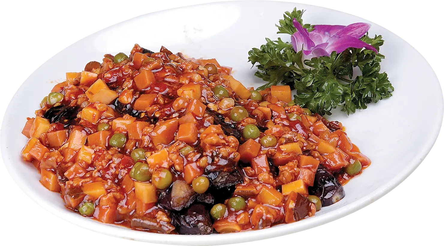 Vegetable Dish with Garnish