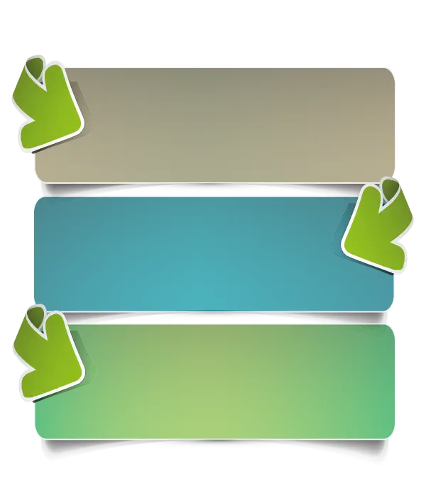 Colorful Label Arrows Design