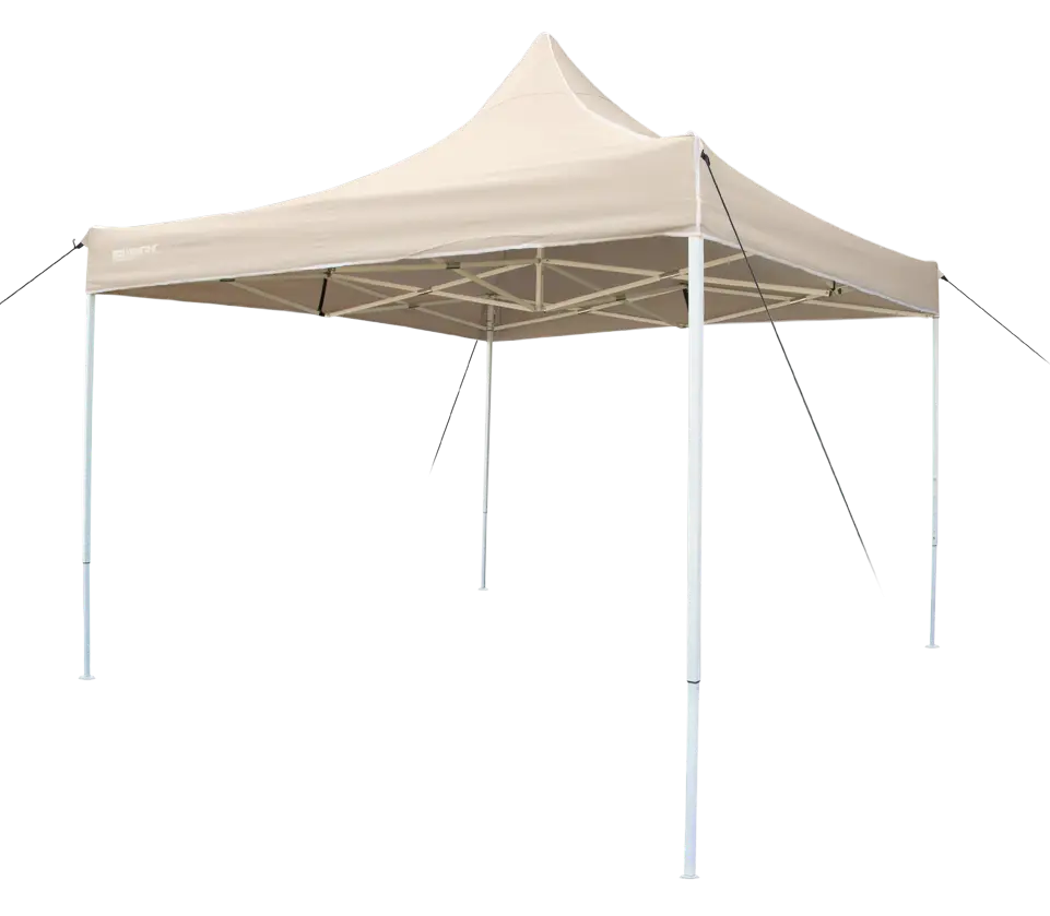Beige Pop-Up Canopy Tent for Outdoor Activities