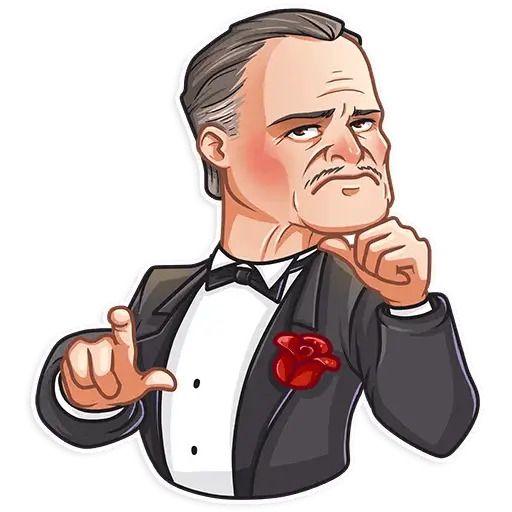Cartoon Character in Suit