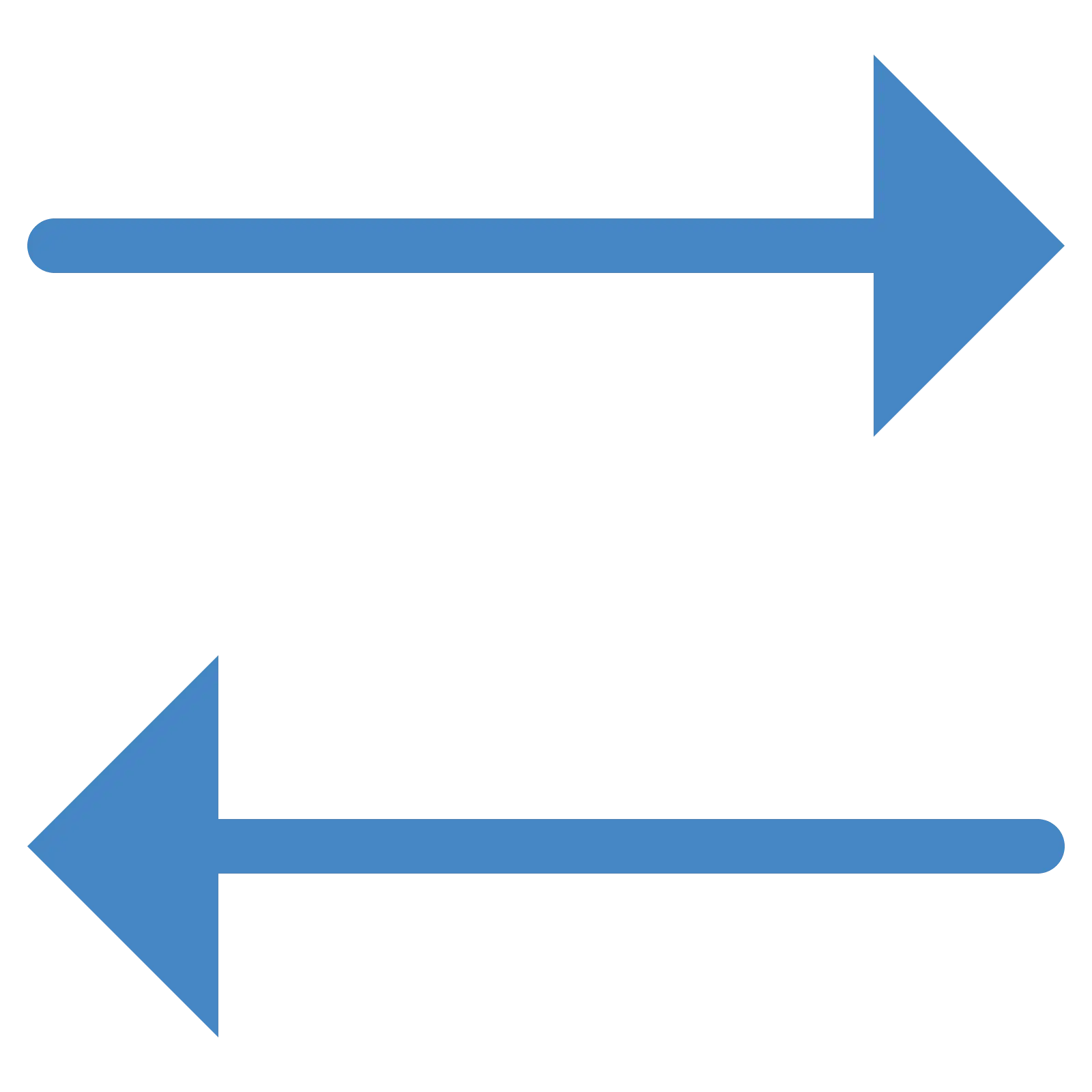 Horizontal Left and Right Arrows