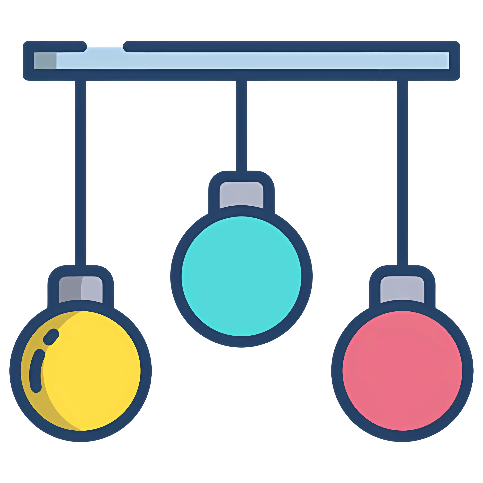 Colorful Hanging Lights for Home Decor