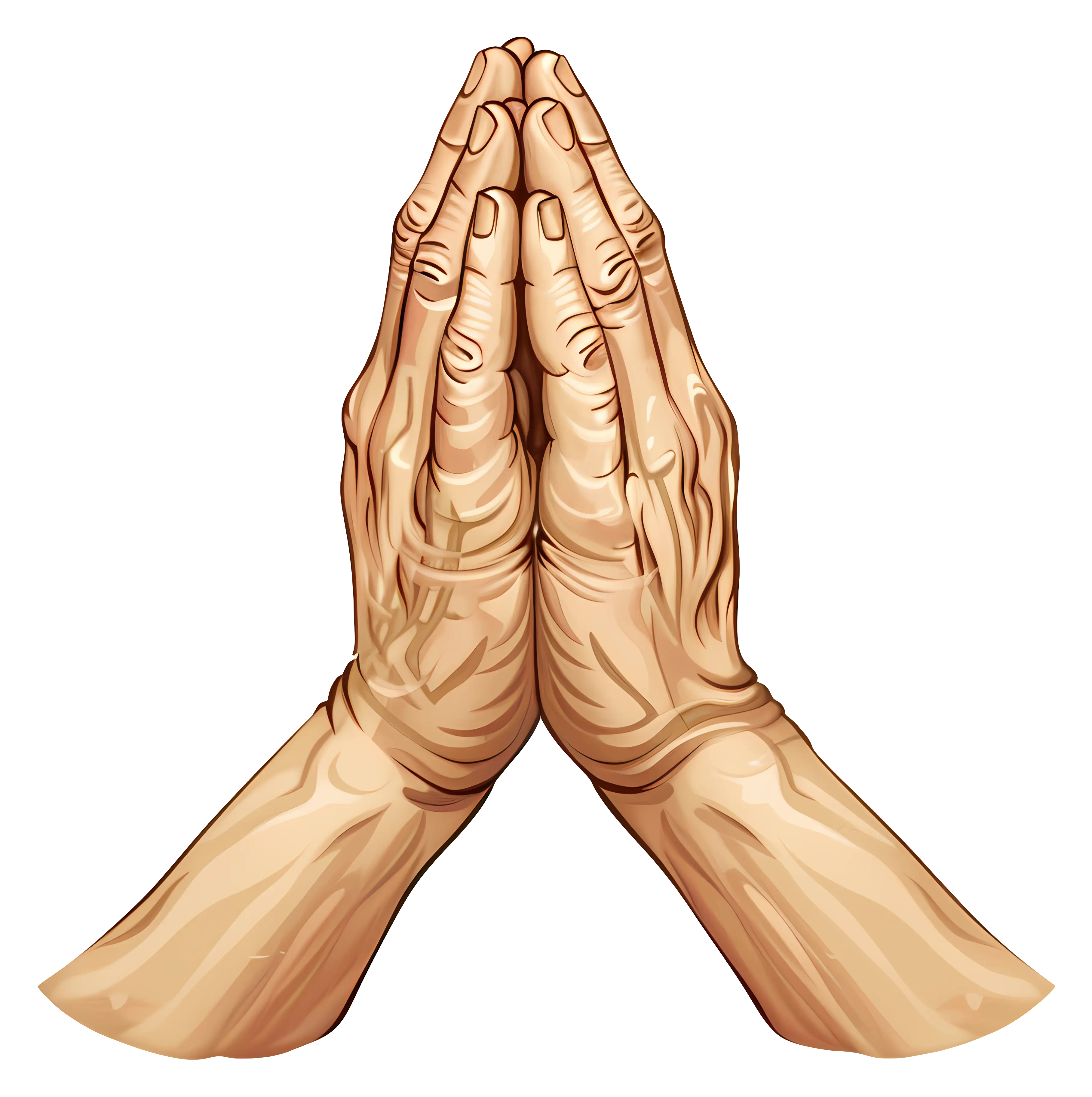 Illustration of Praying Hands
