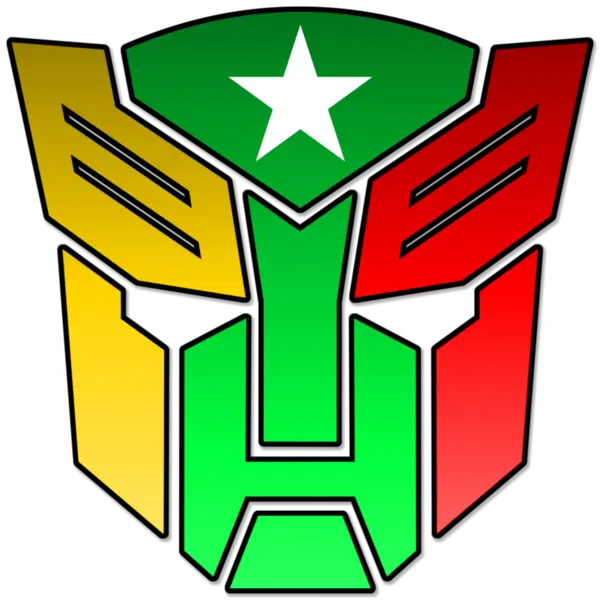 Robot-Inspired Colorful Logo Design