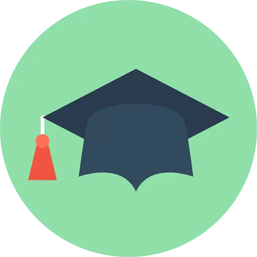 Graduation Cap Icon Representing Academic Success