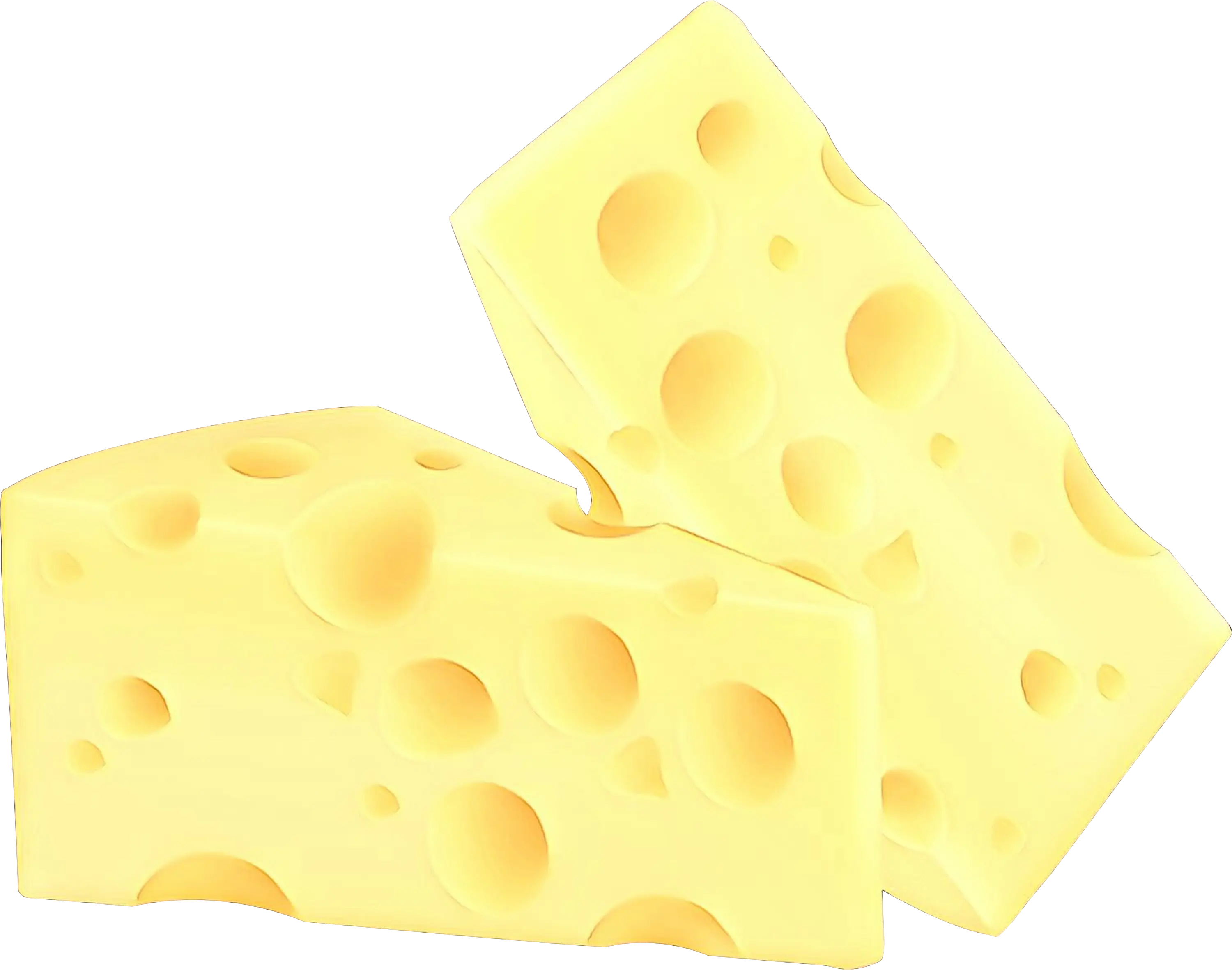 Yellow Cheese With Holes