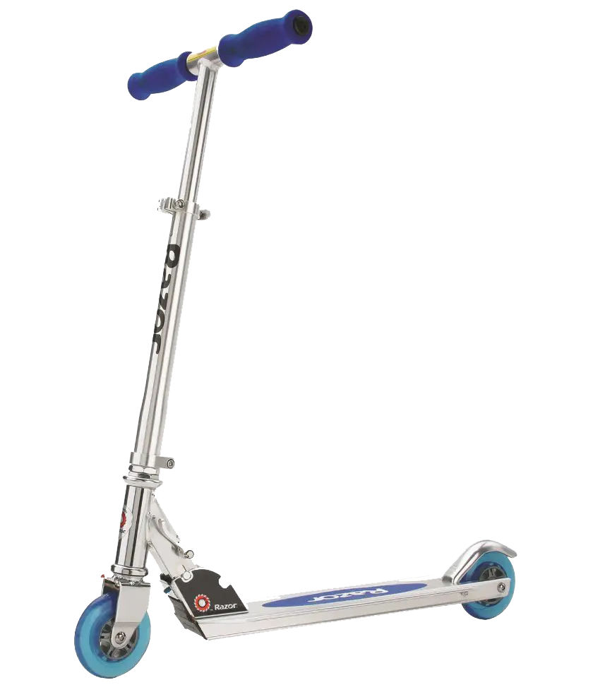Blue Scooter for Outdoor Fun