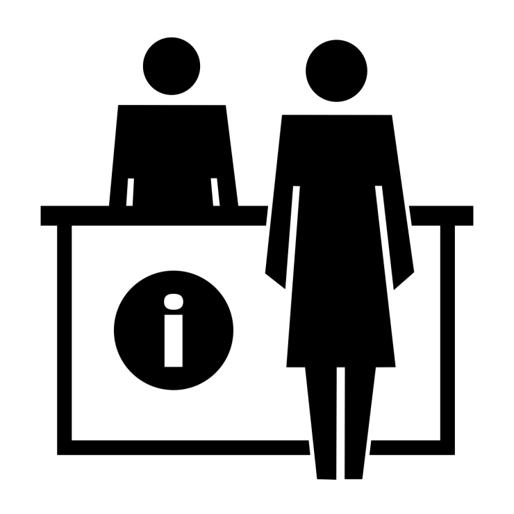 Information Desk Sign Symbol