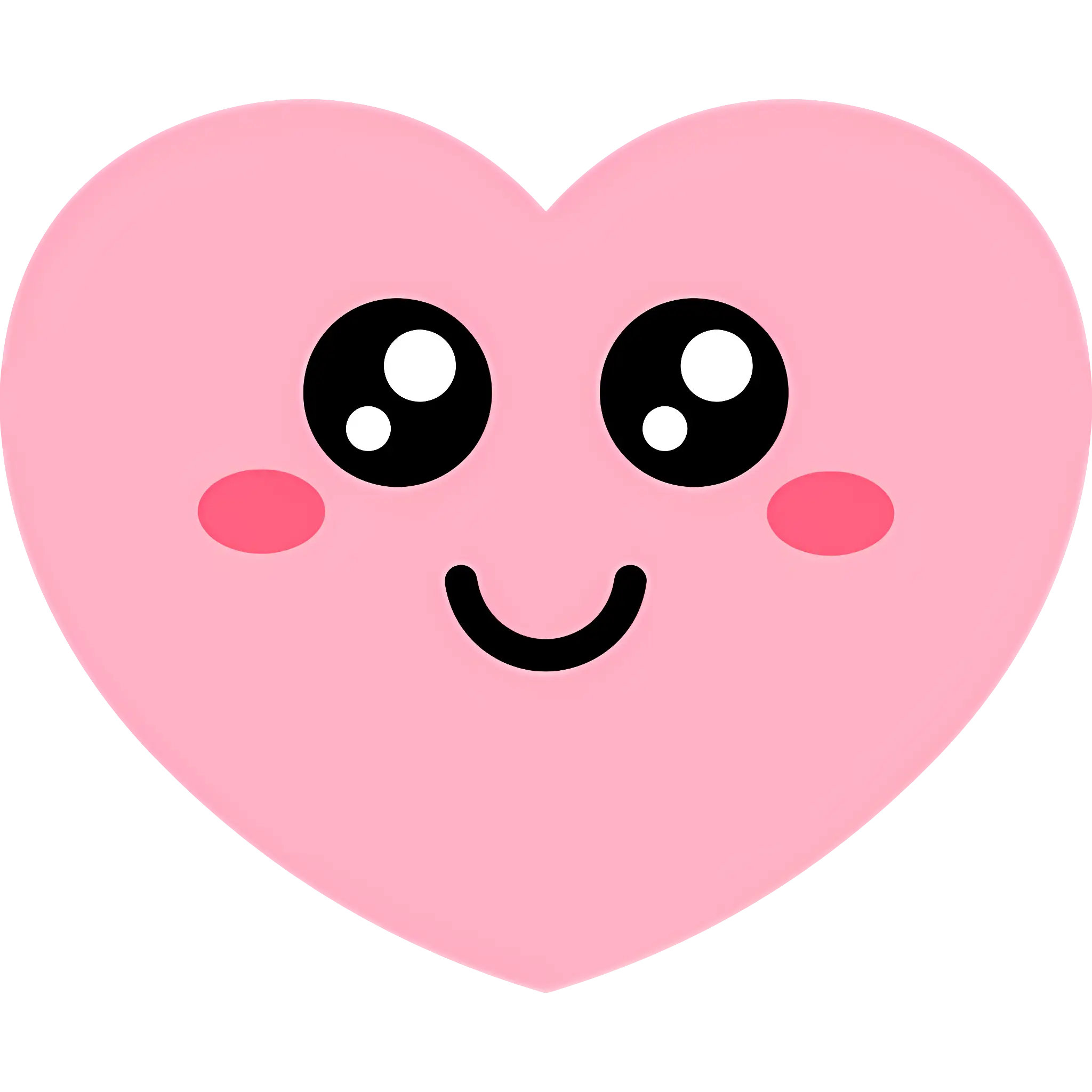 Smiling Pink Heart