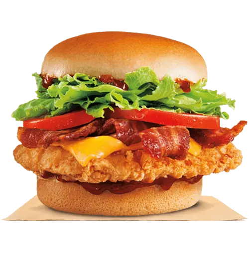 Chicken Sandwich with Bacon and Cheese