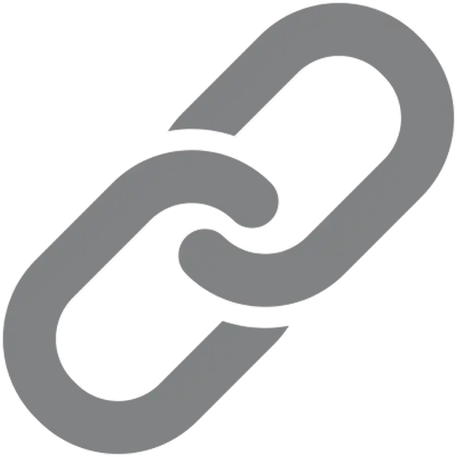 Gray Chain Link Icon